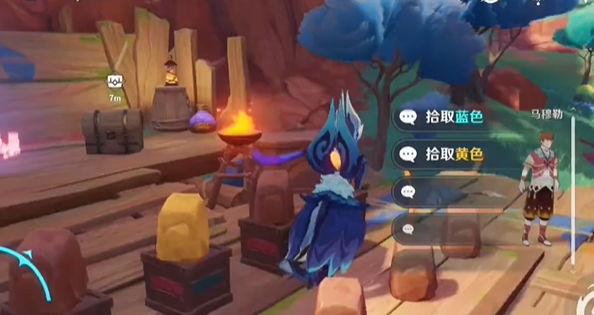 原神馬穆勒石頭染色解密寶箱攻略