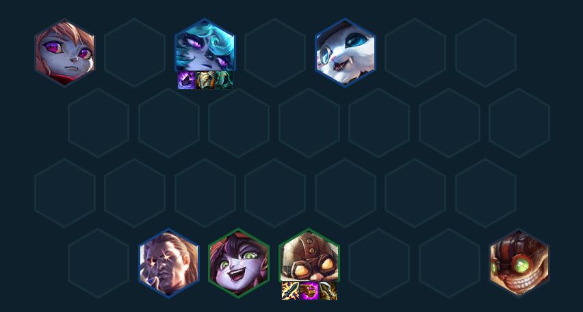 中期陣容過渡示意圖