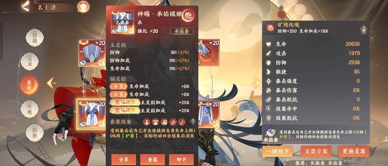 陣容搭配示意圖