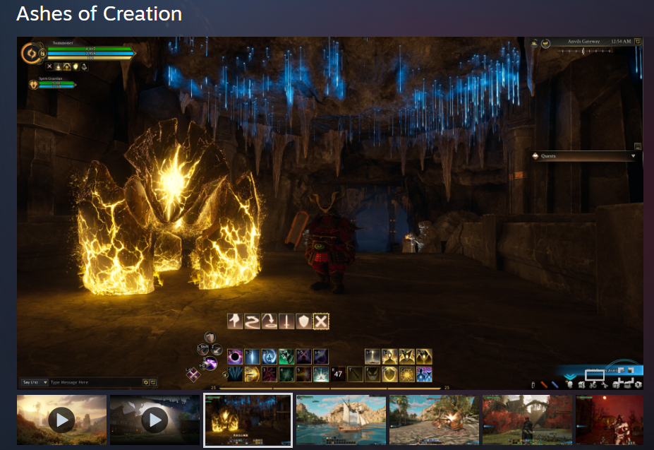 Ashes of Creation英文名標識