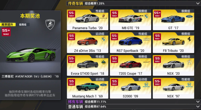 巔峰極速抽卡保底是多少?機制詳解