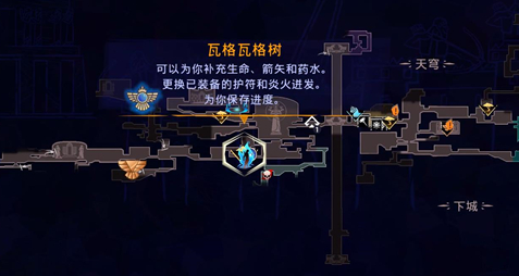下城區(qū)入口示意圖
