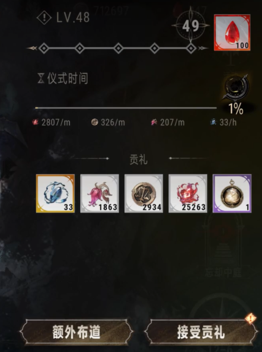 銀與緋盈月貢禮系統詳解