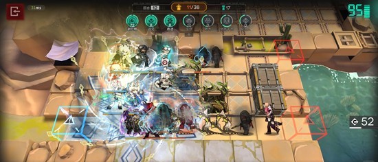 實戰(zhàn)效果:謝拉格干員吹風冰凍小怪