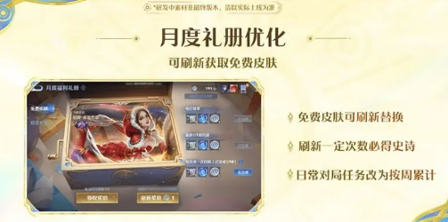 月度禮冊界面