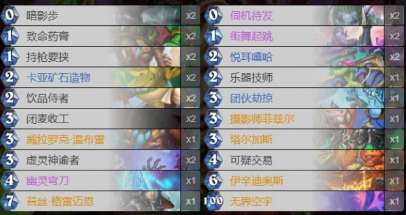 爐石傳說剽竊賊卡組代碼與玩法詳解