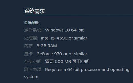 配置要求示意圖