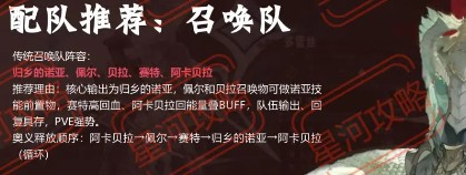 召喚隊(duì)示意圖
