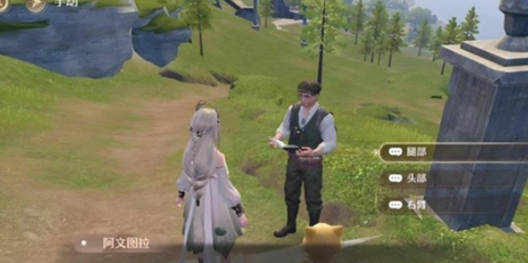 第一個問題界面