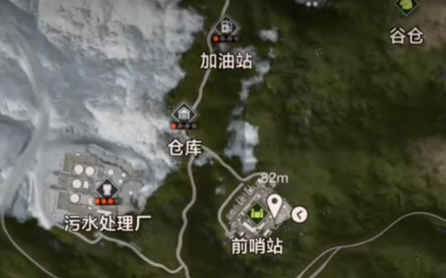 燈塔補給箱分布