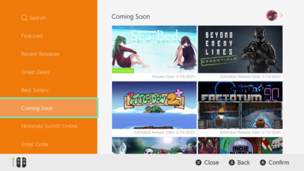 Switch預購游戲列表