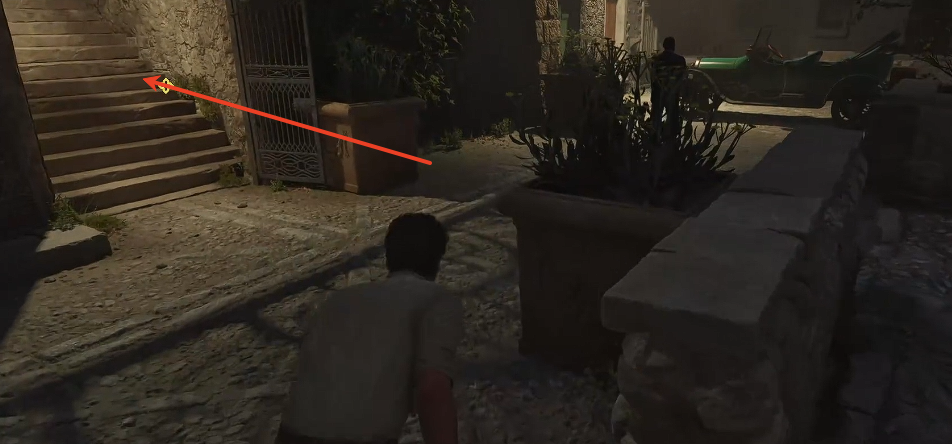 進入侯爵府左側小門