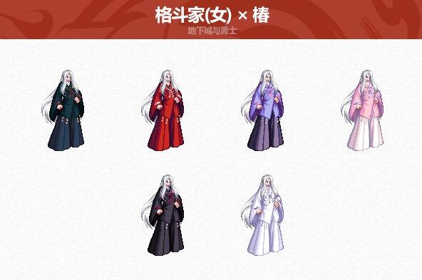 格斗家（女）外觀