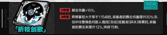 絕區零折枝劍歌適配角色全解析