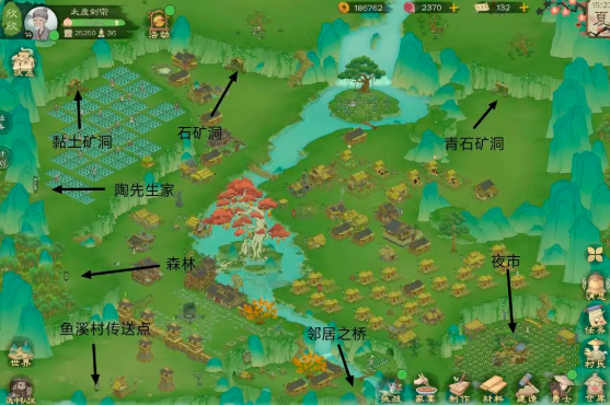 桃谷建筑資源分布圖