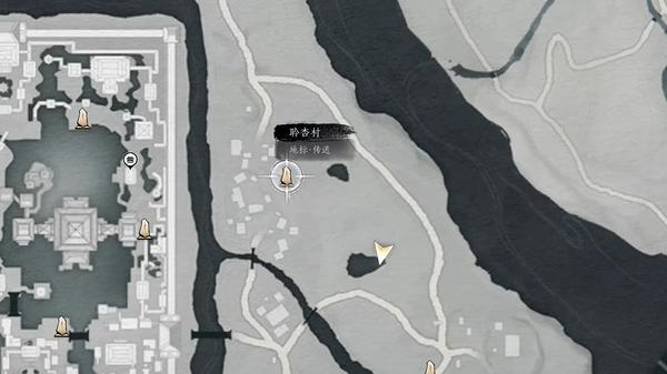 傳送點(diǎn)位置示意圖