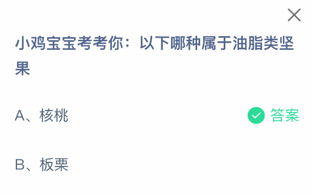 油脂類堅(jiān)果示意圖