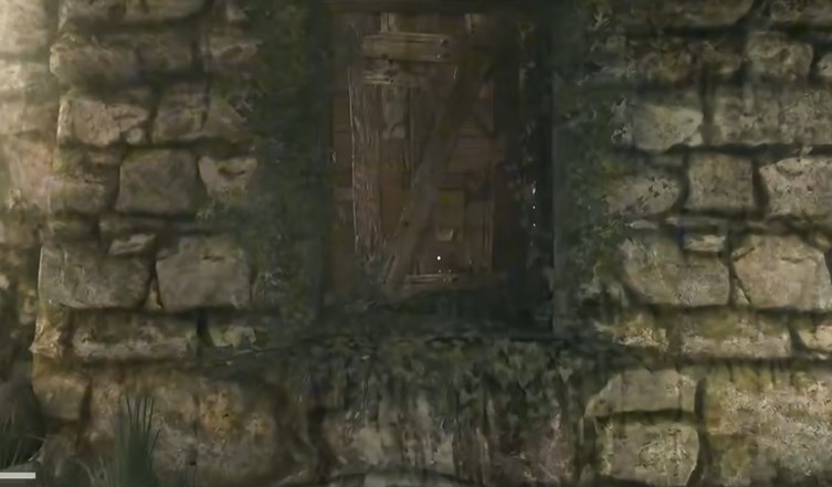 拆開木板進入小屋