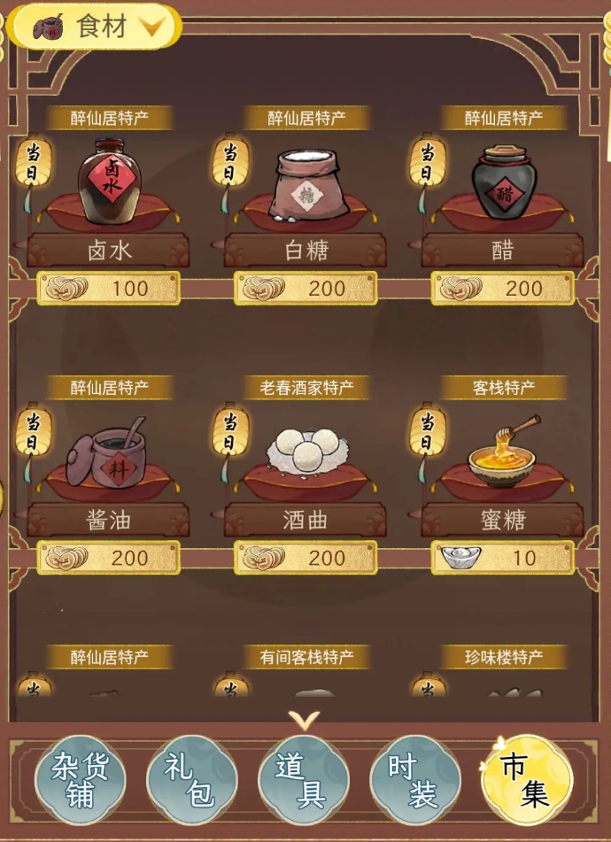 商城購買界面