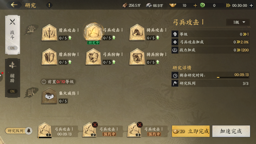 弓兵科技樹