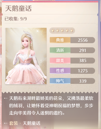 天鵝童話時(shí)裝屬性