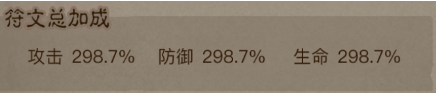 符文品階加成對比圖