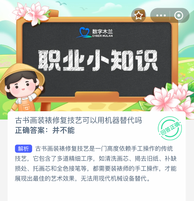古書畫裝裱修復示意圖