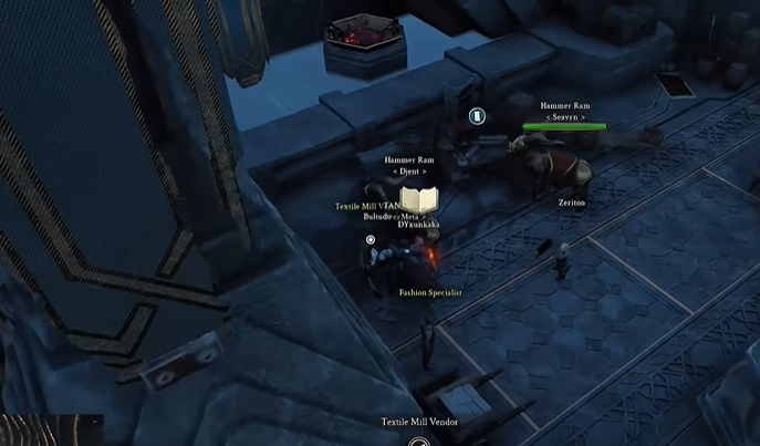 小紡車與線軸商人位置