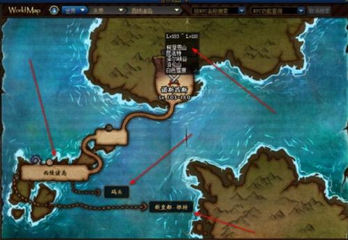 柯涅恩山和昆法特地圖