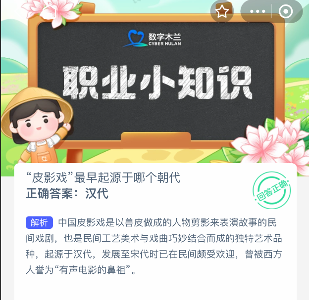 皮影戲歷史演變圖