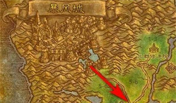 魔獸世界藏寶灣前往攻略:暴風城出發至荊棘谷